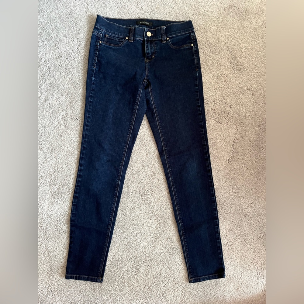 White House Black Market- Dark Skinny Jeans- Extra Small